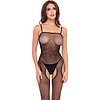 Catsuit Decupat Rene Rofe Sparkle Negru S-L