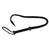 Bici Single Tail Leather Whip Negru