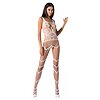 Catsuit Passion BS058 Alb S-L