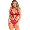 Body Leg Avenue Scalloped Roz M-L