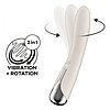 Vibrator Punctul G Satisfyer Spinning Vibe 1  Alb