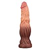 Dildo 9.5 Dual Layered Liquid Silicone Natural