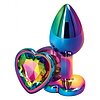 Anal Plug Rear Assets Multicolor Heart S