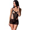 Chemise Passion Esmeralda Negru S-M