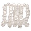 Inel Pearl Stroker Beads Small Alb