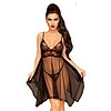 Babydoll Penthouse Naughty Doll Negru S-M