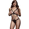 Body Baci Strappy Open Cup Negru S-L